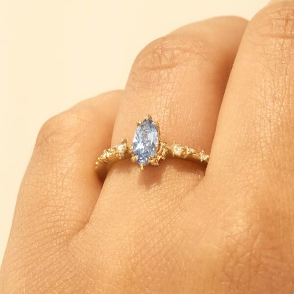 Nereid Marquise Sapphire Ring - Image 4