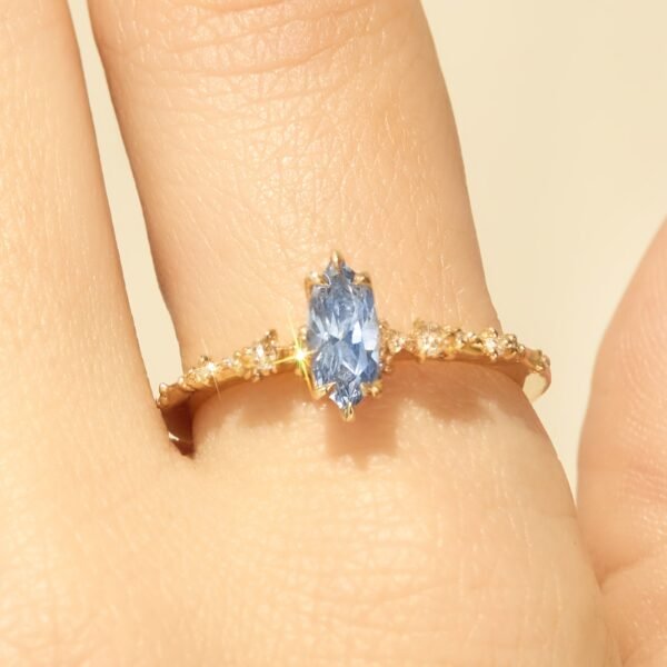 Nereid Marquise Sapphire Ring - Image 2
