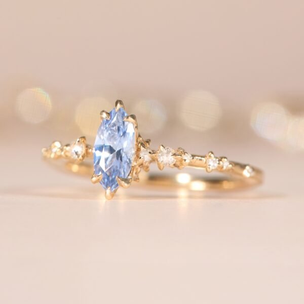 Nereid Marquise Sapphire Ring - Image 5