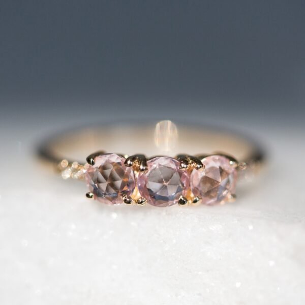 La Vie en Rose Pink Sapphire Ring - Image 6