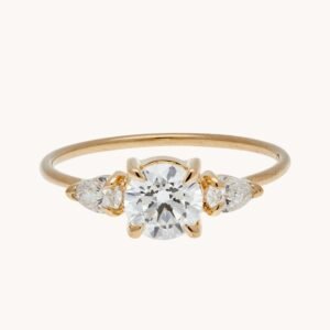 Violette the Swan Diamond Ring