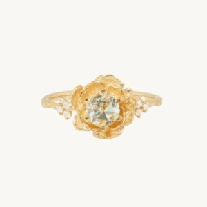 Paeonia Diamond Flower Ring