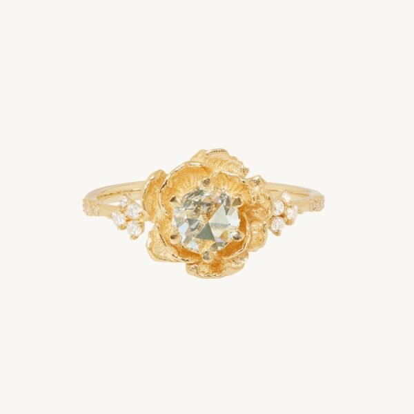 Paeonia Diamond Flower Ring