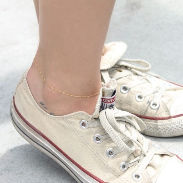 Sweet Nothing Gold Anklet - Image 2