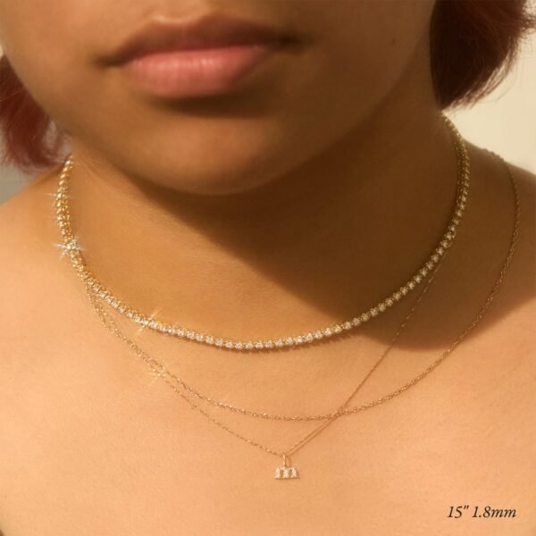 One O'Clock Tennis Necklace - Image 7