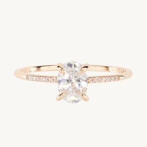 The Swan Solitaire Oval Supreme Lab-Grown Diamond Ring