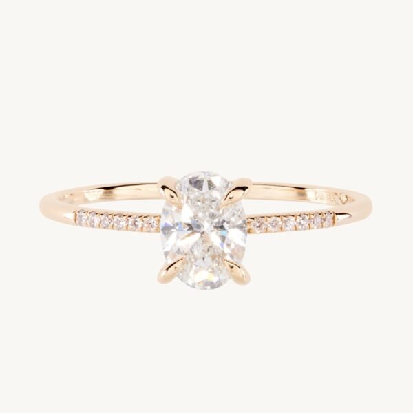 The Swan Solitaire Oval Supreme Lab-Grown Diamond Ring
