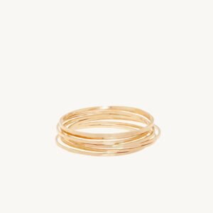 Threadbare Gold Stacking Ring