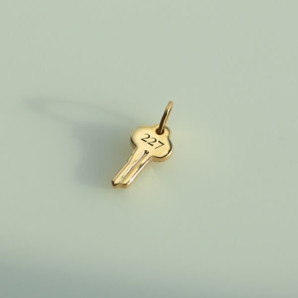 Tiniest Gold Key Charm - Image 9