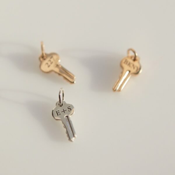 Tiniest Gold Key Charm - Image 10