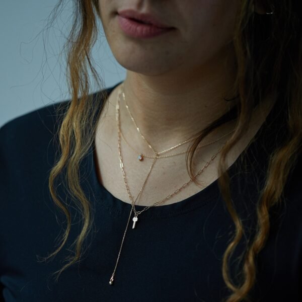 Tiniest Gold Key Charm - Image 4