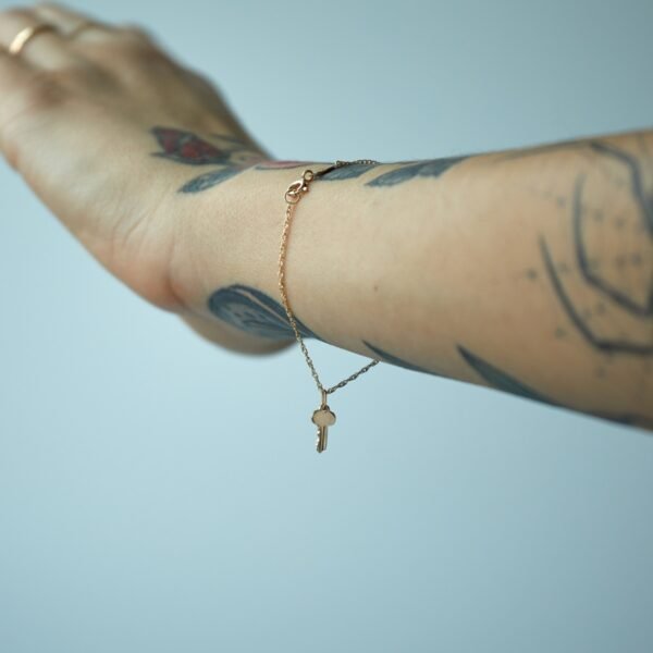 Tiniest Gold Key Charm - Image 5