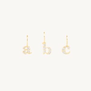Diamond Tiniest Alphabet Charm