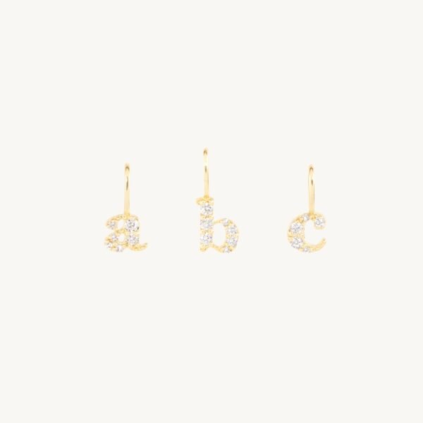 Diamond Tiniest Alphabet Charm
