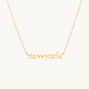 Tiniest Gold Name Necklace