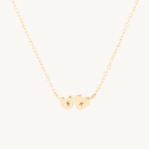 Twin Hearts Necklace